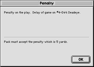 Penalty Dialog