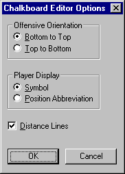 Chalboard Options Dialog